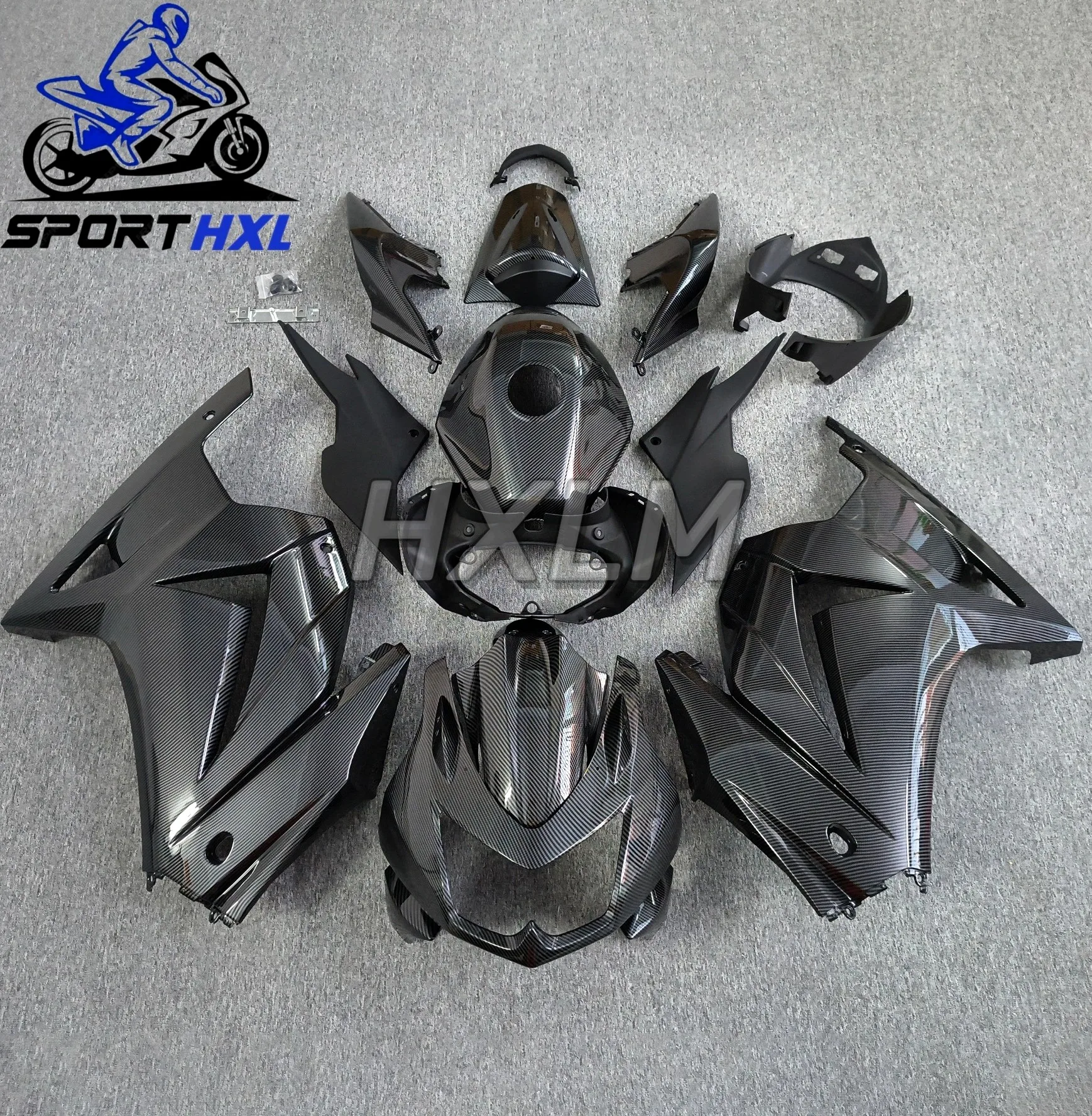Racing Motor For Ninja250 EX250 Motorcycle Fuel Gas Tank Cover Protection Guard Fairing Kit Fit For Kawasaki Ninja 250 EX 250 20