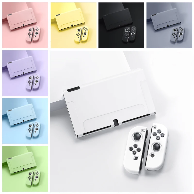 

New Protective Shell For Nintendo Switch OLED Screen Display NS Controller Host Console Gamepad TPU Soft Cover Protector Case