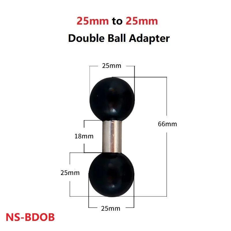 1 Zoll 25mm Kugelkopfadapter Motorrad-Lenkerhalterung Telefonhalterung Aluminium-Kugelkopfhalterung für Ram – Detail 17