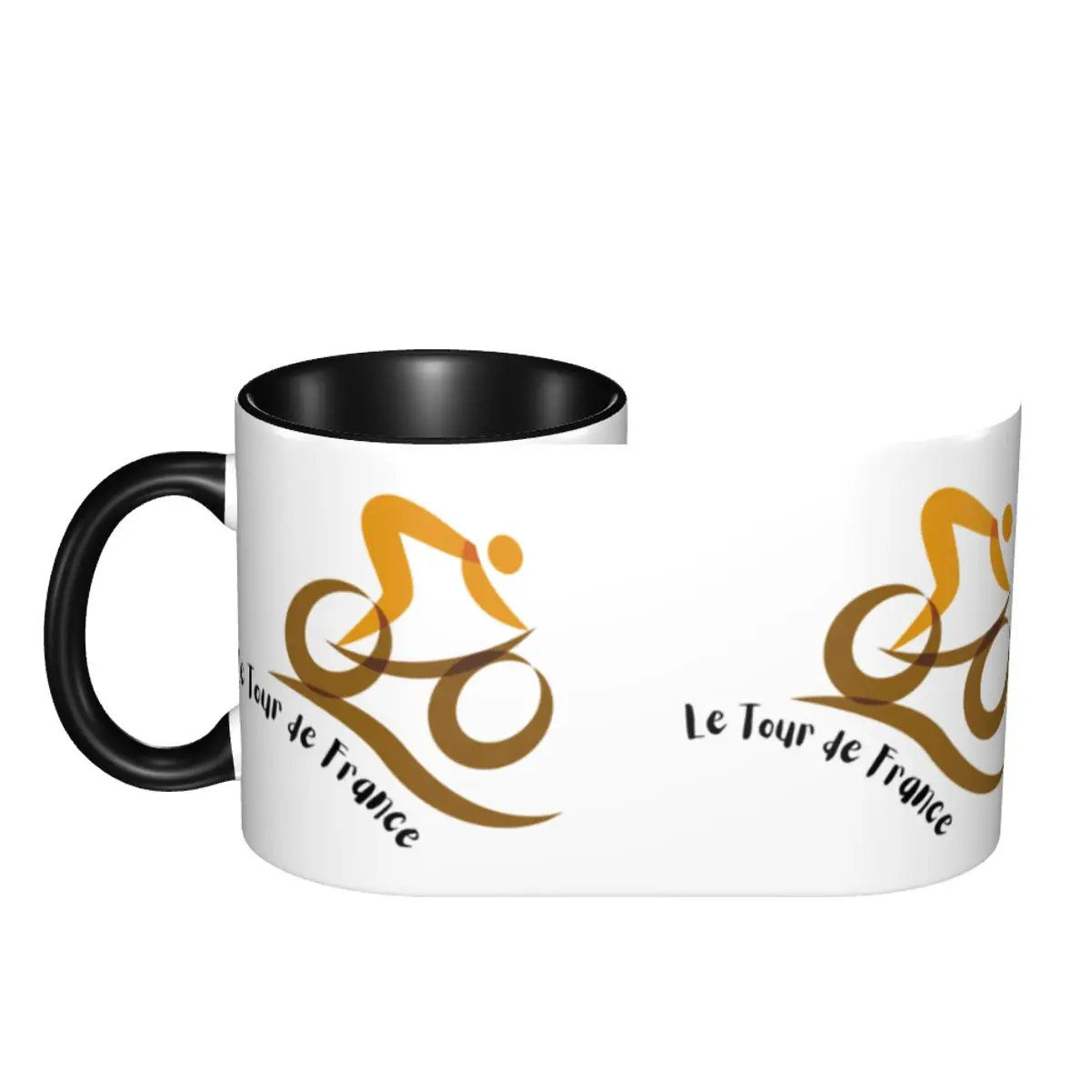 Personalized Tour De France Cycling Race Mug DIY Ceramic Milk Tea Coffee Cups view 3