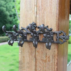 European-style Retro Cast Iron Art Hook Wall Hanging Clothes and Hats Hook Home Wall Decoration