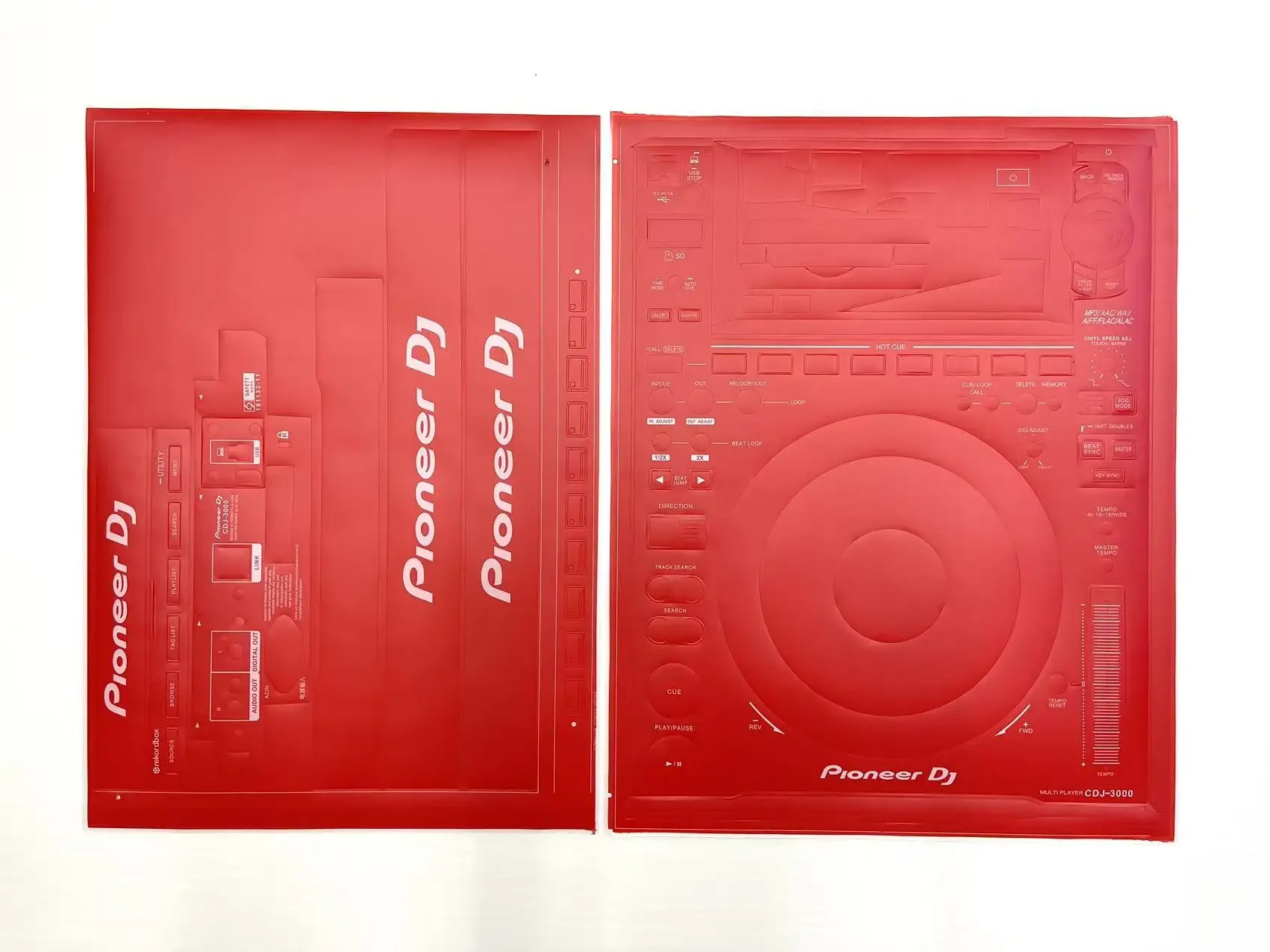 Not DJ controller!Pioneer CDJ3000 CDJ-3000 Disc Player Film PC Imported Fully Protected External Panel Sticker