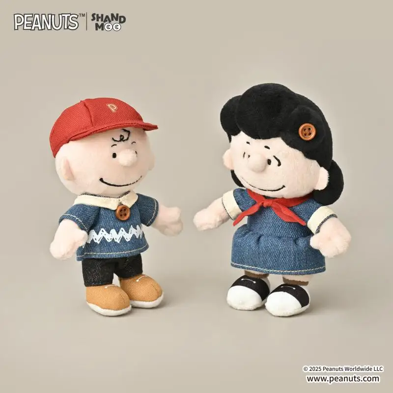13Cm Plush Olaf Charlie Brown Authentic Pendant Couple Backpack Hanging Doll Belt Decoration Pendant Friend's Birthday Gift