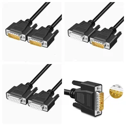 DB15 Data Cable DB15 Male To Female 15-pin Connector 2 Rows Of 15-Pin Serial Port Parallel Cable