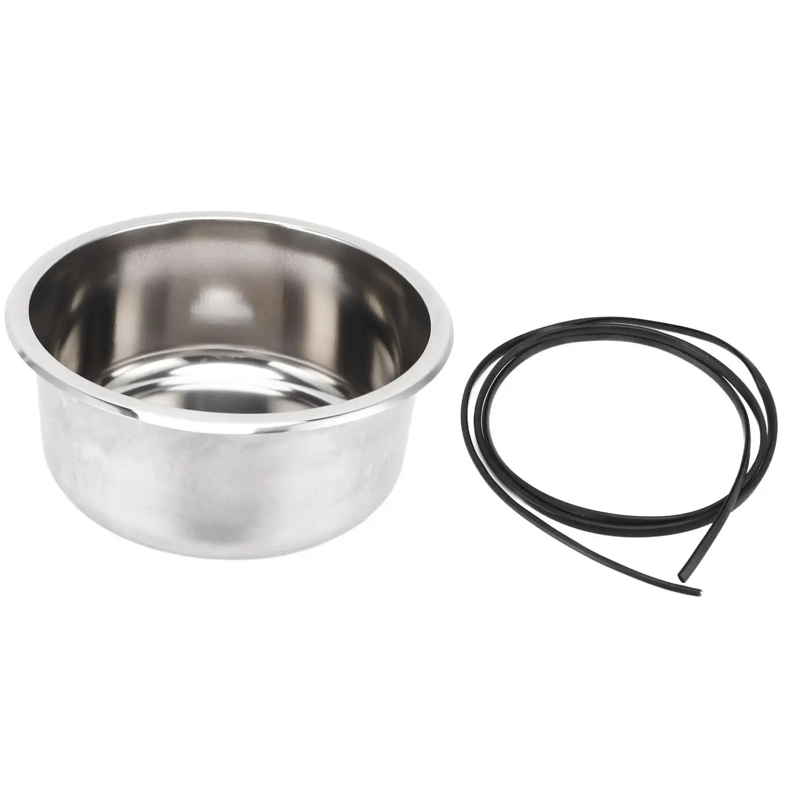 RV Sink Polished Rustproof Large Capacity 304 Stainless Steel Easy Clean Kitchen Hand Wash Basin for yacht for caravan