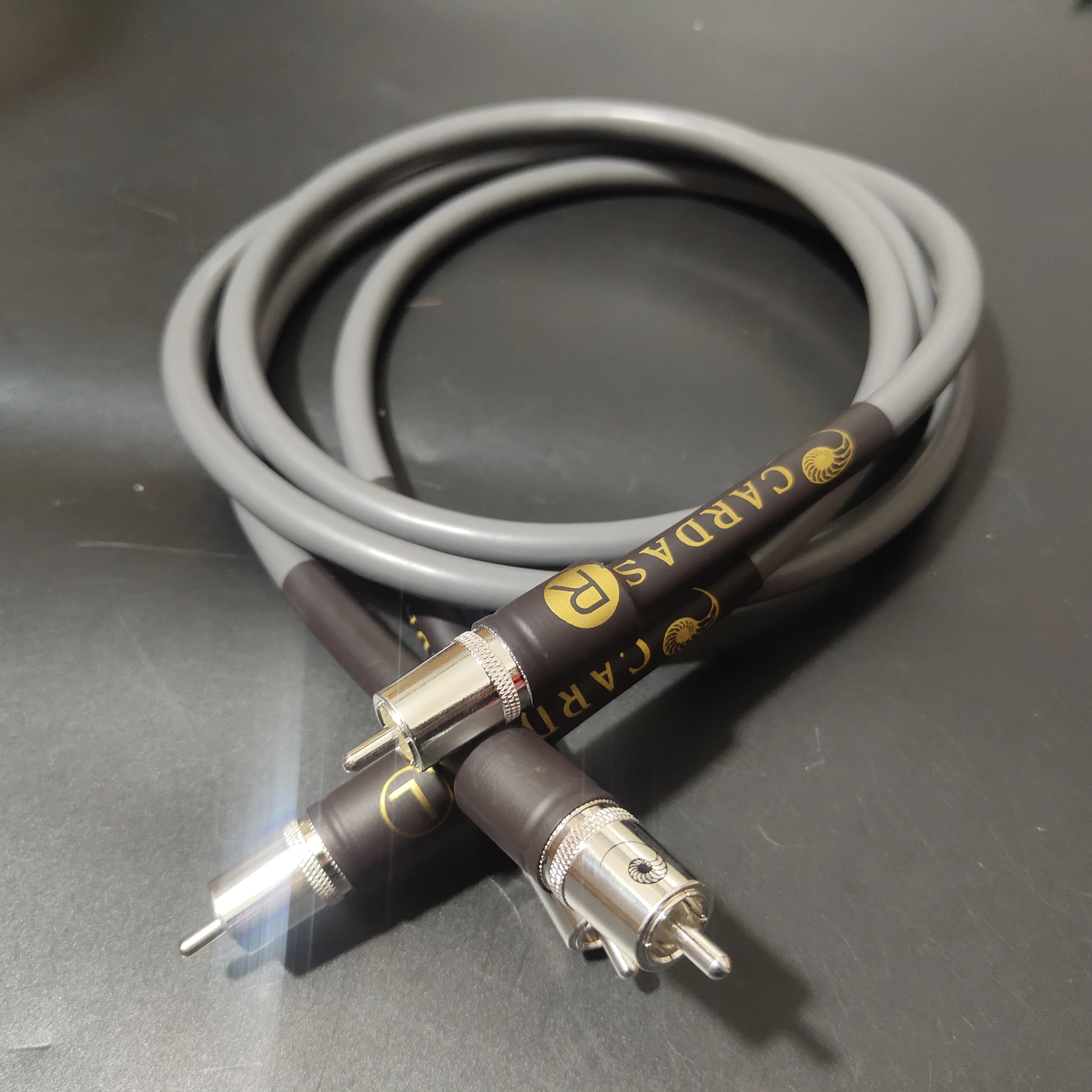 

CARDAS TWINLNK IIC oxygen-free copper OFC audiophile RCA to RCA audio cable signal line with original silver plated RCA plug