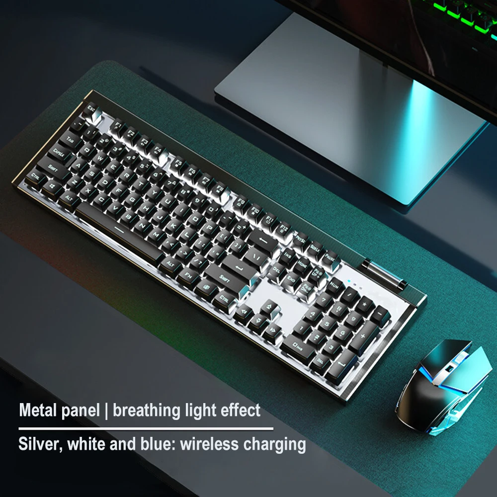 T610 Wireless Keyboard & Mouse Combo Rechargeable Notebook, Desktop Office, Home Gaming, E-sports Keyboard & Mouse