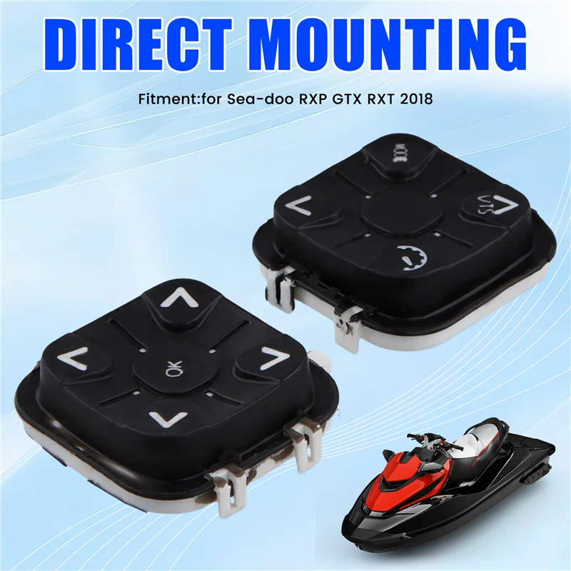 

ABQB-For Bombardier Sea-Doo RXP GTX RXT 2018 Motorcycle Boat Button Handle Button Rubber