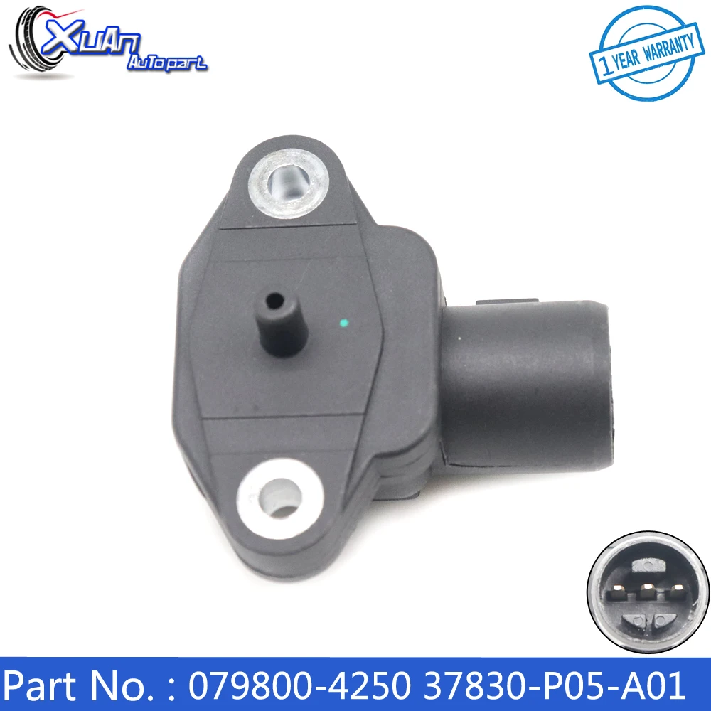 XUAN 37830-P05-A01 3 Bar Air Manifold Absolute Pressure MAP Sensor For Honda Civic Del Sol S2000 Accord CR-V Prelude Odyssey