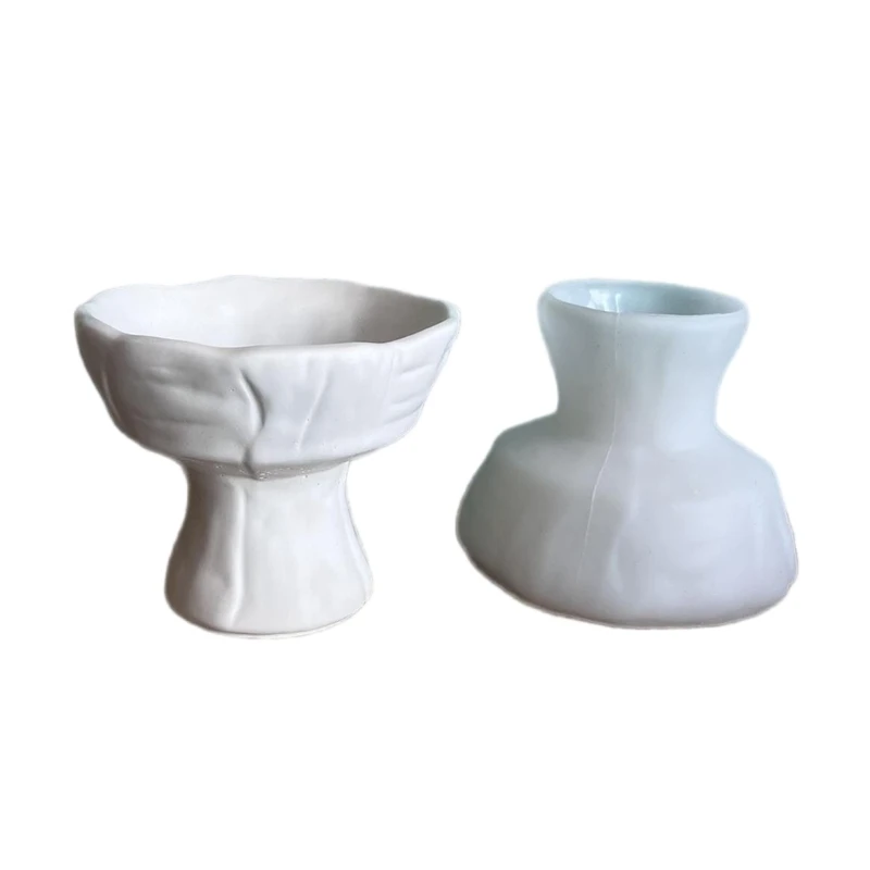 

G7NC Premium Silicone Candlestick Mold For Crafting Goblet Holders Accessory