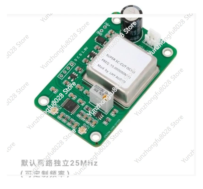 

Плата синтезатора квадратных волн 10 МГц/25 МГц с двойным выходом, OCXO, с постоянной температурой, обновленная версия