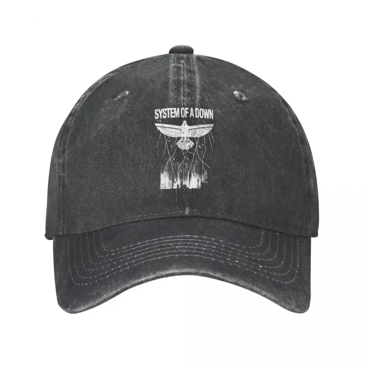 novo-bone-de-beisebol-unissex-system-of-a-down-algodao-desgastado-estilo-snapback-musica-heavy-metal-para-atividades-ao-ar-livre-corrida-golfe-ajustavel