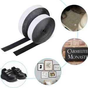 1/3/5m forte auto-adesivo prendedor fita gancho e laço magia fita adesiva de náilon com alça de cola para diy artesanato 20mm 10 principais vendas adesivo saveiro cross - №4