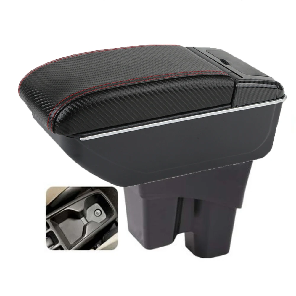 Honda City GM6 Armrest box central console storage case driver elbow support rest arm view 5