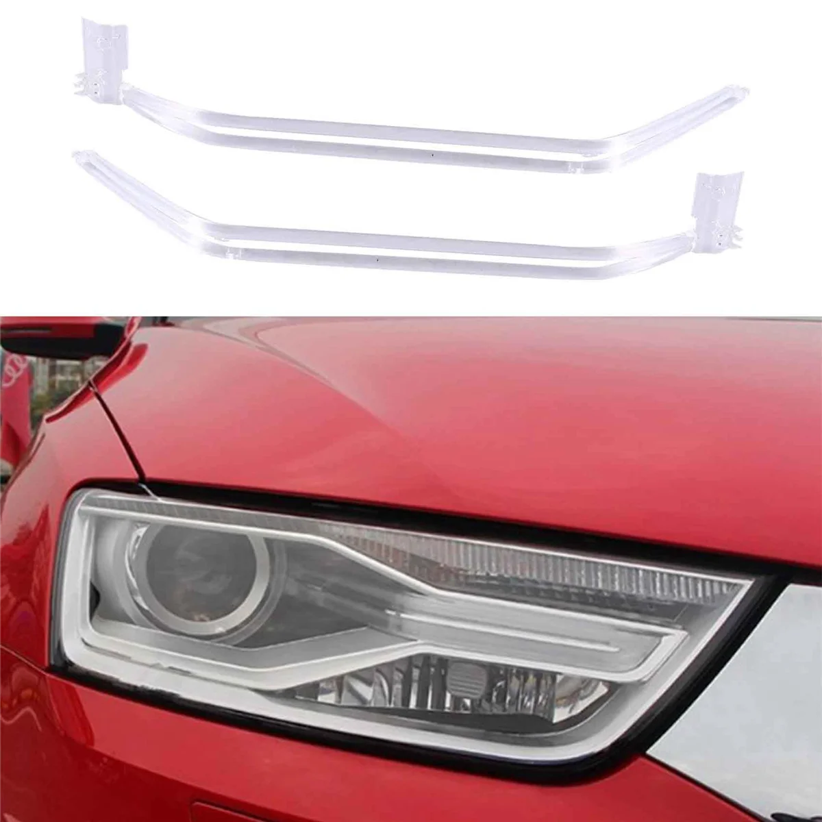 

For Audi Q3 2016-2018 Low DRL Daytime Running Light Light Guide Daytime Running Light Tube Running Light Strip