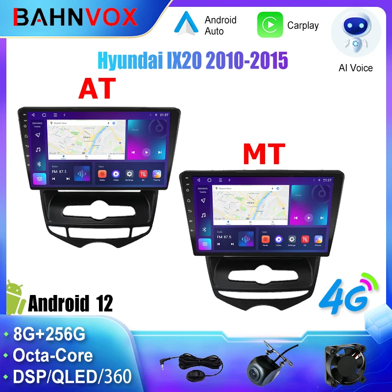 

9" QLED Android 12.0 Car Radio for Hyundai IX20 2010 2015 Auto Multimidia Player GPS Navigation Carplay Stereo Screen Head Unit