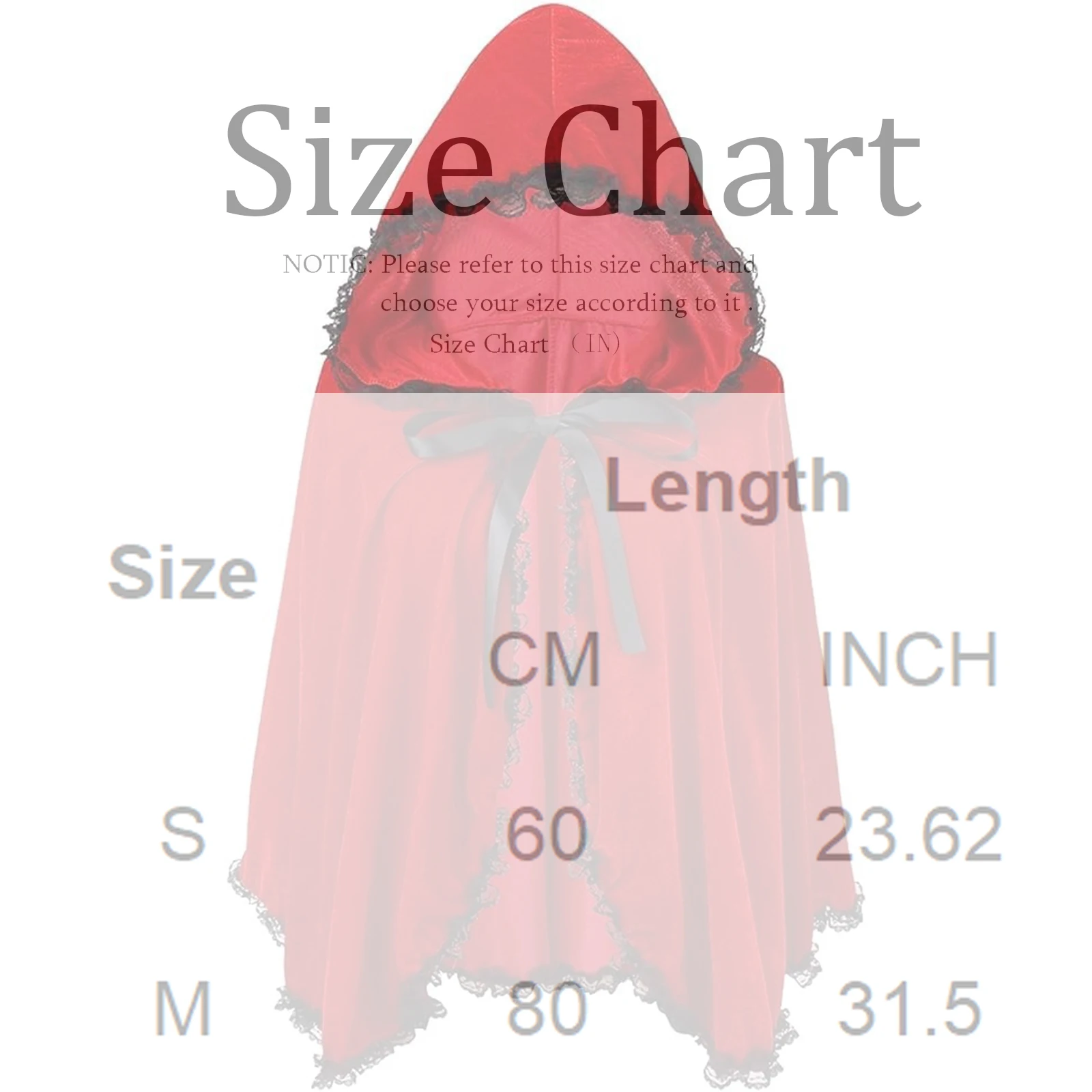 عباءة ذات الرداء الأحمر الصغير للنساء والفتيات باللون الأحمر المخملي المزخرف بالدانتيل للبالغين في الهالوين وعيد الميلاد والسيدة سانتا أزياء تنكرية شال #6