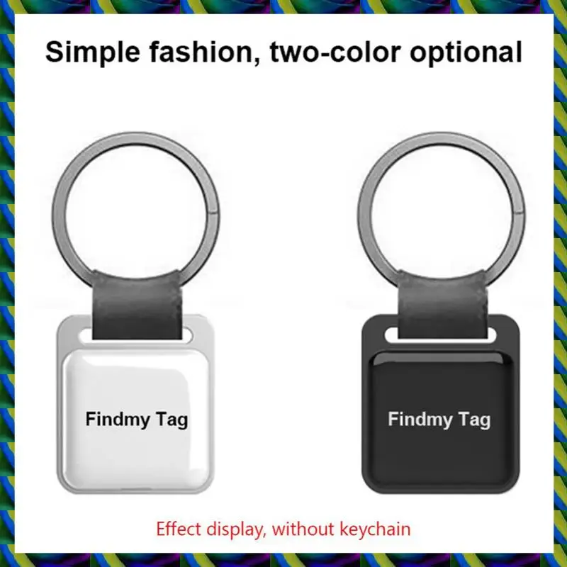 

Daily Anti-Lost Keychain Smart Tag Finder Device GPS Bi-Directional Alarm Tracker Phone Wallet Pet Child Key Locator(White) Dura