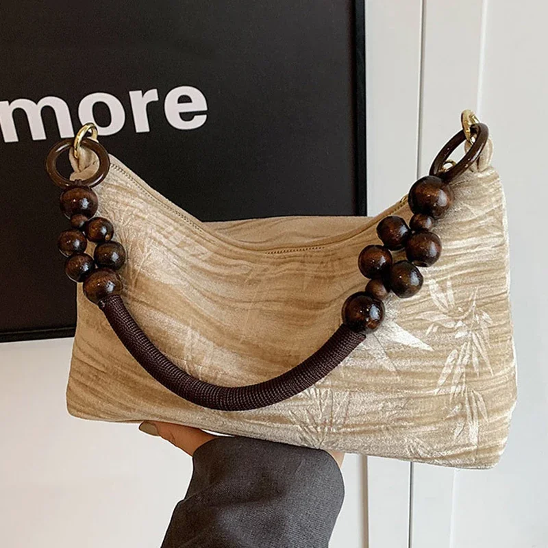 

Women's Tote Bags 2025 Small Korean Fashion Shoulder Shopper Brand Ladies Canvas Luxury Designer Retro Female Handbag Purses