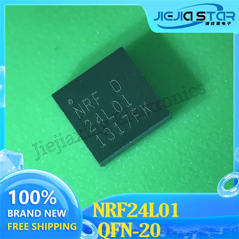 NRF24L01P-R NRF24L01 24L01 Wireless Bluetooth Chip QFN20 100% Brand New Original IC In Stock Electronics