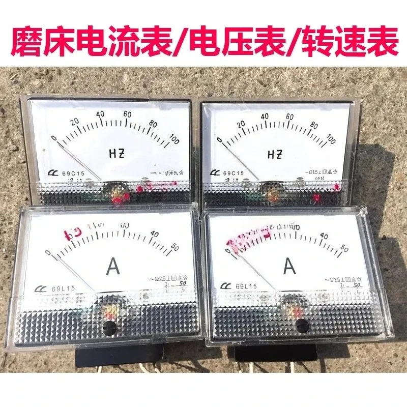 Pointer type AC ammeter 69C15 0-250 voltmeter frequency meter shockproof MGT1050