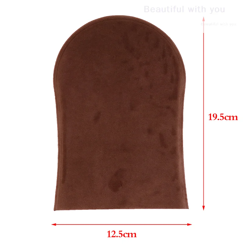 Reusable Back Tan Applicator Glove Exfoliating Tan Removal Mitt Self Tanning Body Face Bath Cleaning Soft Glove