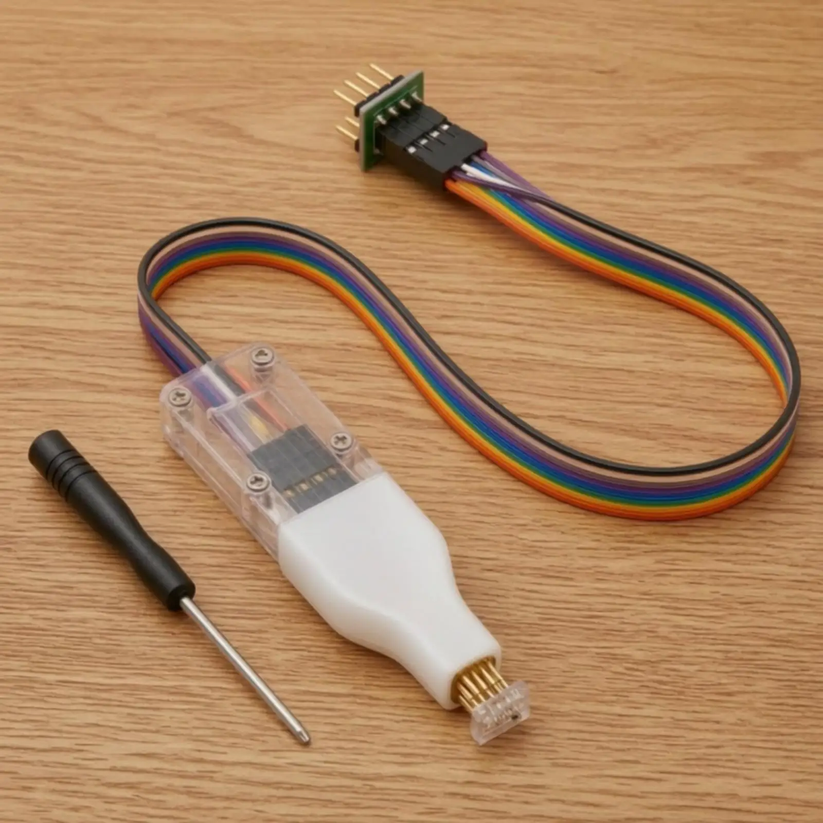 Chip Flashing Test Lead Cable Fine Flashing Probes Multicolor