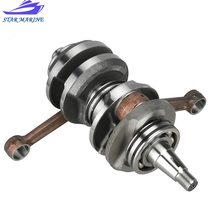 66T-11400 Crankshaft Assy For Yamaha Outboard Engine 40HP 40X 2 Stroke 66T-11400-01 66T-11400-01 boat engine parts