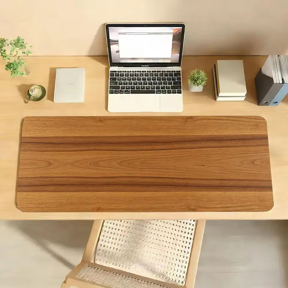 Wood Grain Large Mouse Pad Non Slip Rubber Desk Mat  Table Protector for Office Gaming Laptop Keyboard Decor