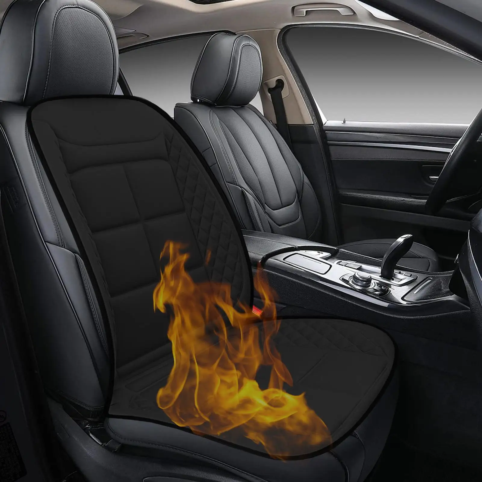 

Car Seat Warmer Fast Heating Pad Seat Warmer Adjustable Automotive Chair Warming Device For RV SUV Sedan Truck Auto