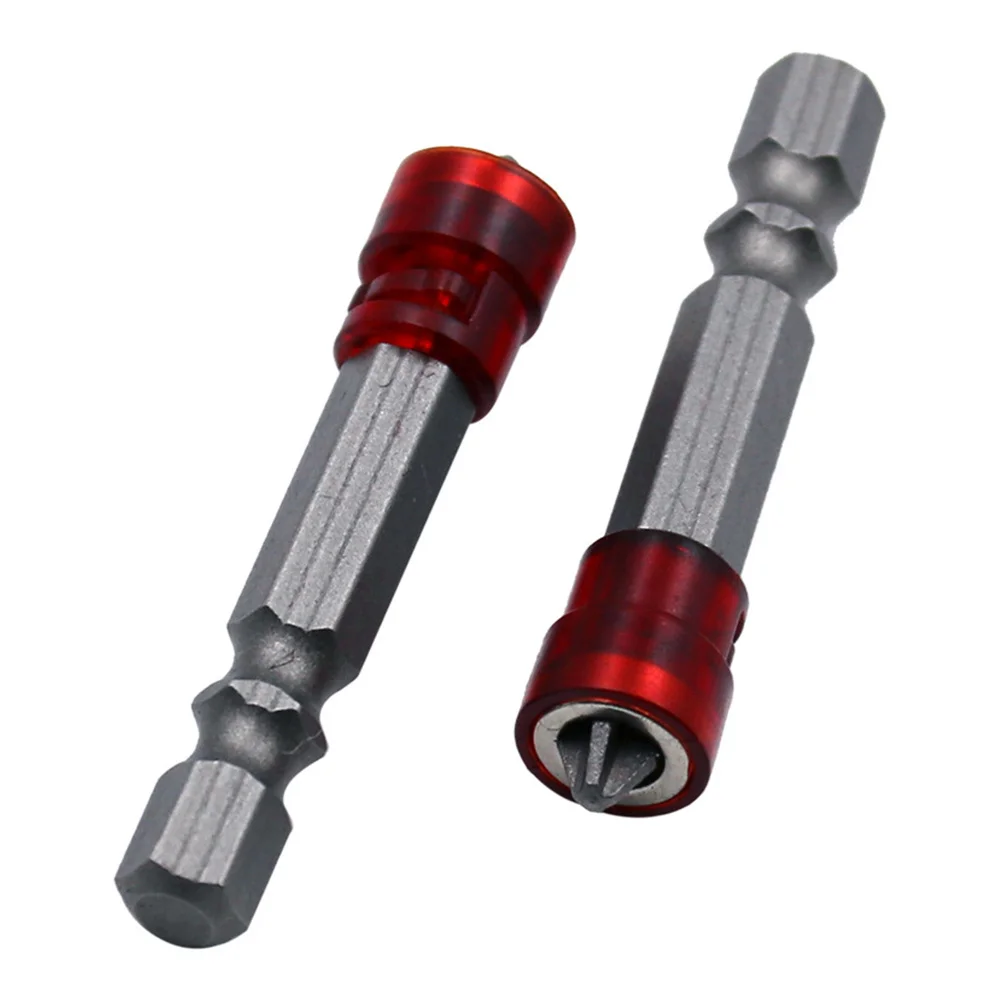 4Pcs Magnetic Anti Slip Screwdriver Bits High Precision Durable Steel Long Driver Bit Electric Drill Long Screwdriver Bit