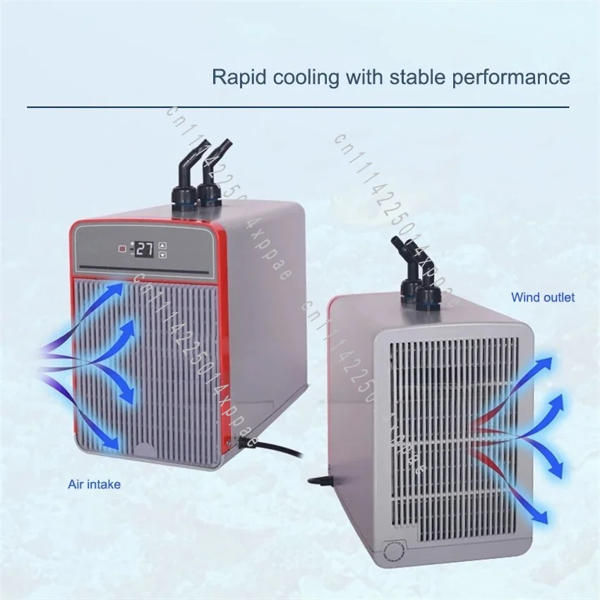 Household Fish Tank Chiller 220v~50Hz 150w 160L AL-SF102 Thermostatic Refrigerator Marine Tank Chiller Water Cooling Machine