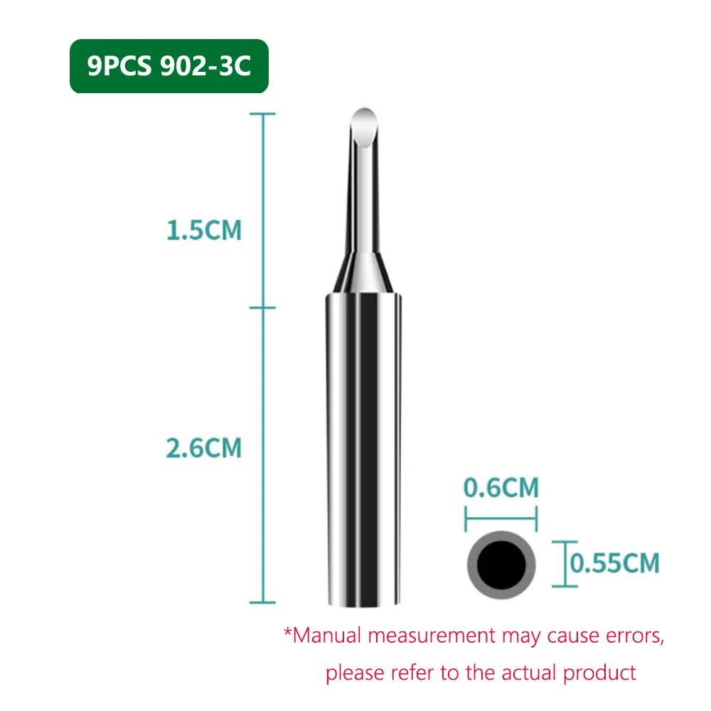 YIHUA 902 Series Soldering Iron Tip for Rapid Heating Internal heating The Soldering Iron Head Is Used For 995D+I Soldering Sta
