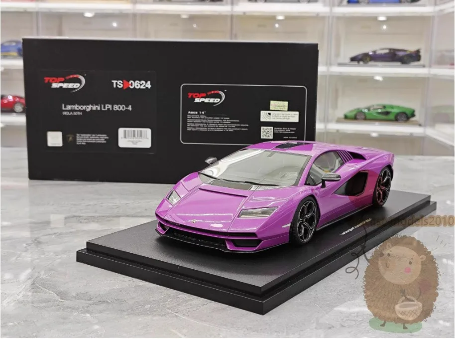 

Topspeed 1:18 Lamborghini LP800-4 Resin Diecast Model Car Hobby Collection Gifts