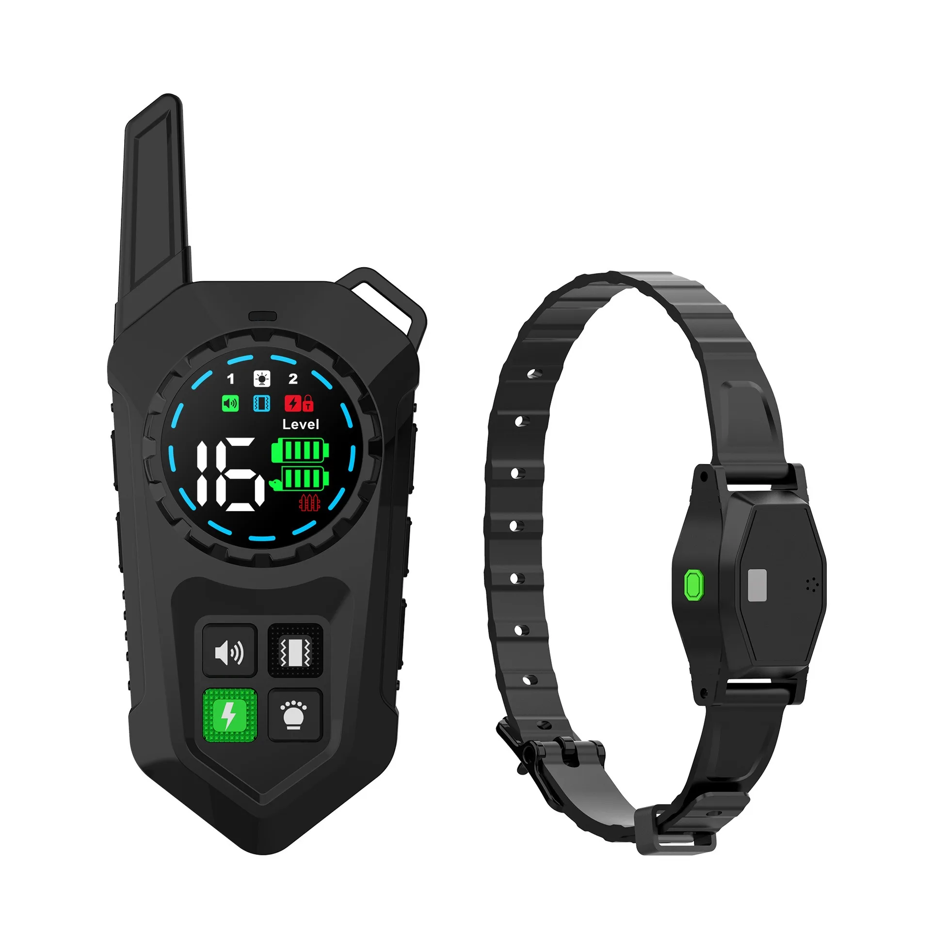 nouveau-collier-de-dressage-intelligent-pour-animaux-de-compagnie-avec-cloture-electronique-sans-fil-positionnement-gps-precis-et-portee-de-3300-pieds
