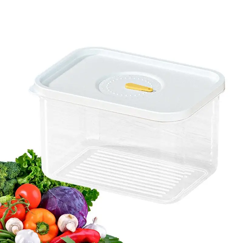 

Refrigerator Food Storage Boxes Meat Fresh-keeping Boxes Clear Vegetable Fruit Food Storage Container Kitchen Tools