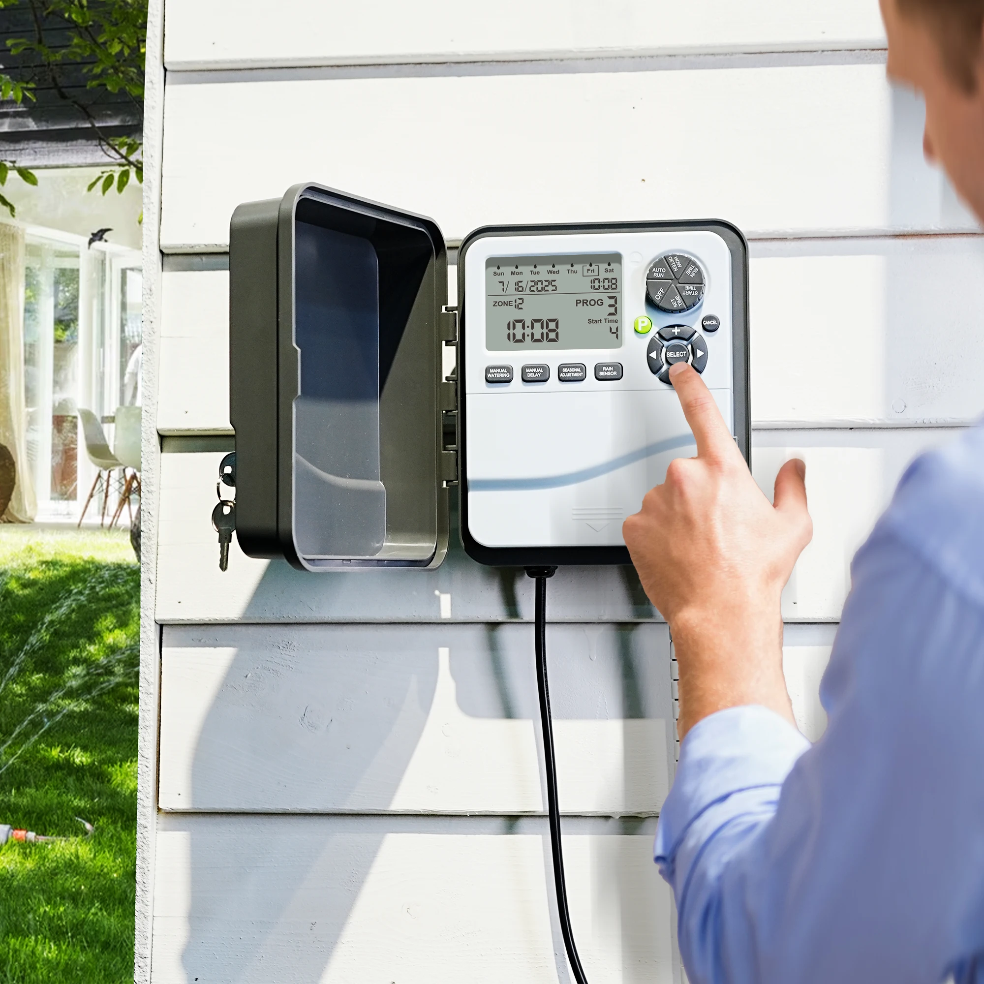 Digital Irrigation Controller  Garden Water Timers