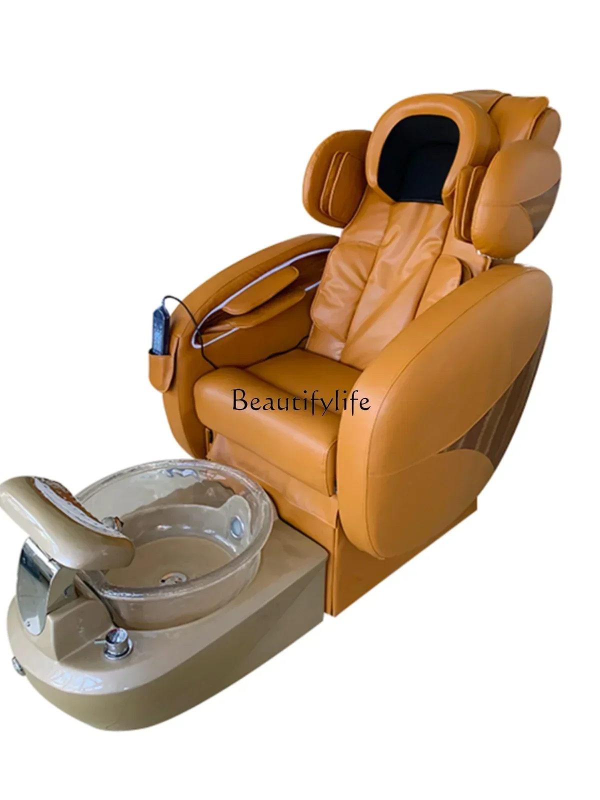 Electric Remote Control Massage Spa Sofa Adjustable Push-Pull Multifunctional Foot Massage Chair