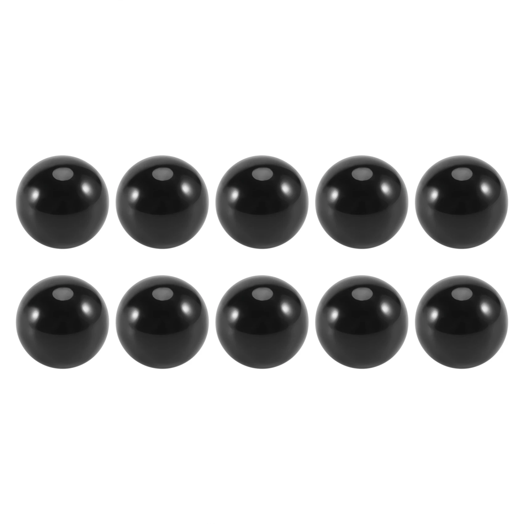 10 Pcs Marbles 16mm glass marbles Knicker glass balls decoration color nuggets toy blackN03R