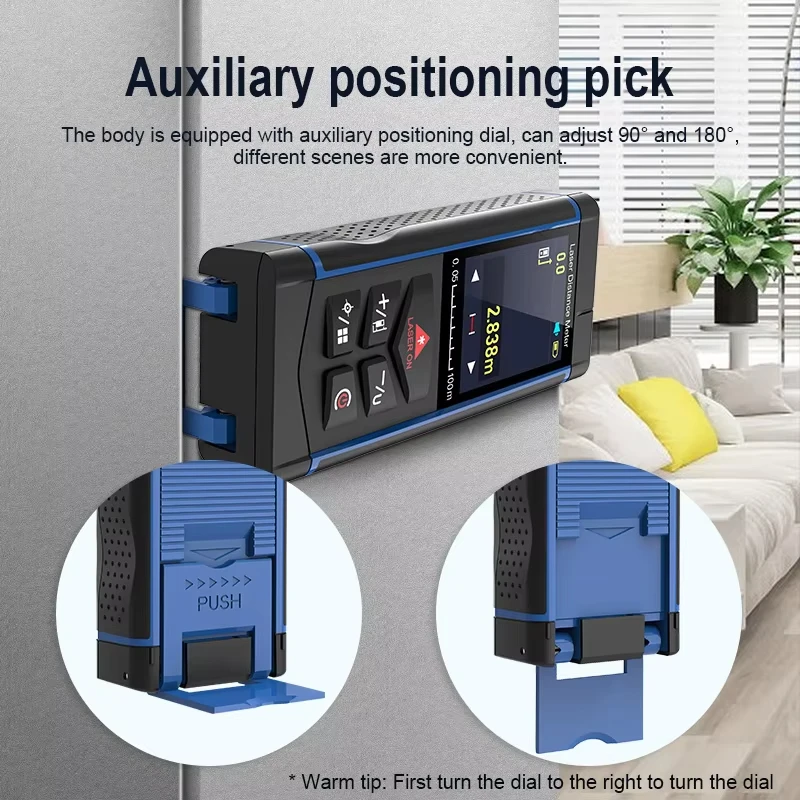 نماذج صغيرة يده مقياس مسافات الليزر 100-200 متر قياس طويل المدى الليزر Rangefinder OEM شريط قياس الليزر #4