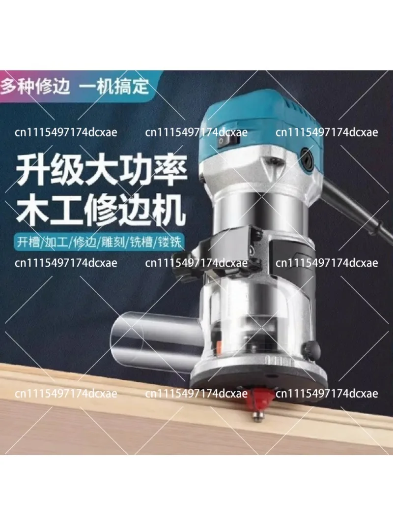 2000W Electric Wood Trimmer Router 6 Speed Adjustable Milling Cutter 6.35/8mm Collet DIY Woodworking Tool 220V EU