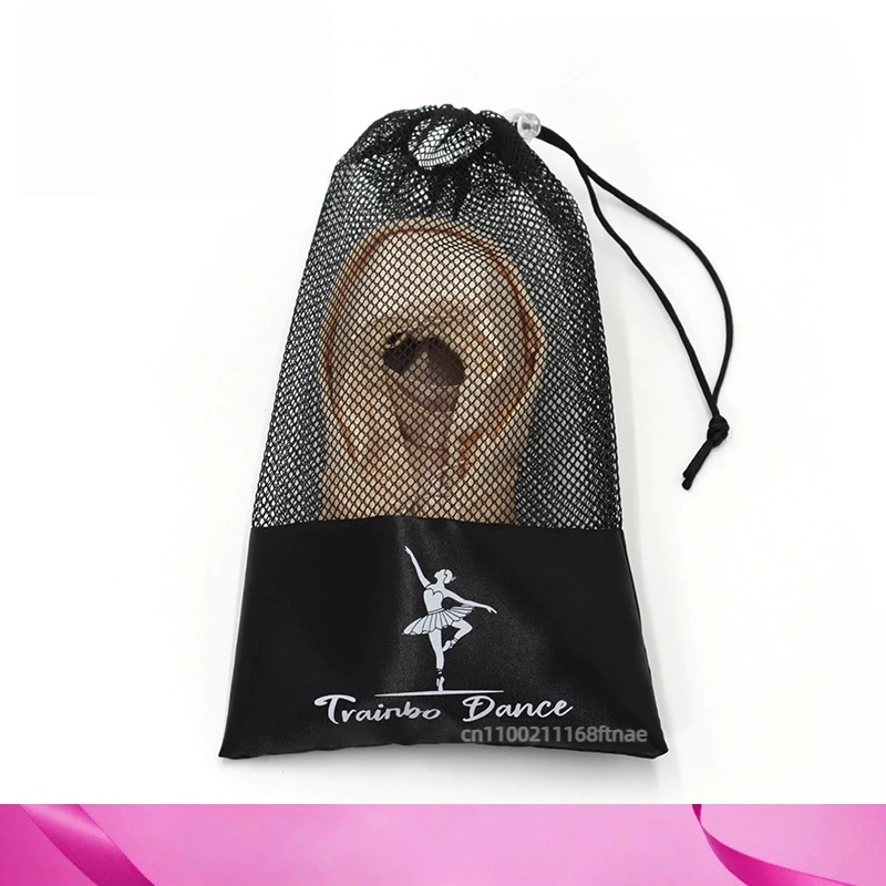 Sac de rangement pour chaussures de danse, chaussures d'entraînement, sac en maille à semelles souples, accessoires de rangement pour chaussures de danse en Studio de danse