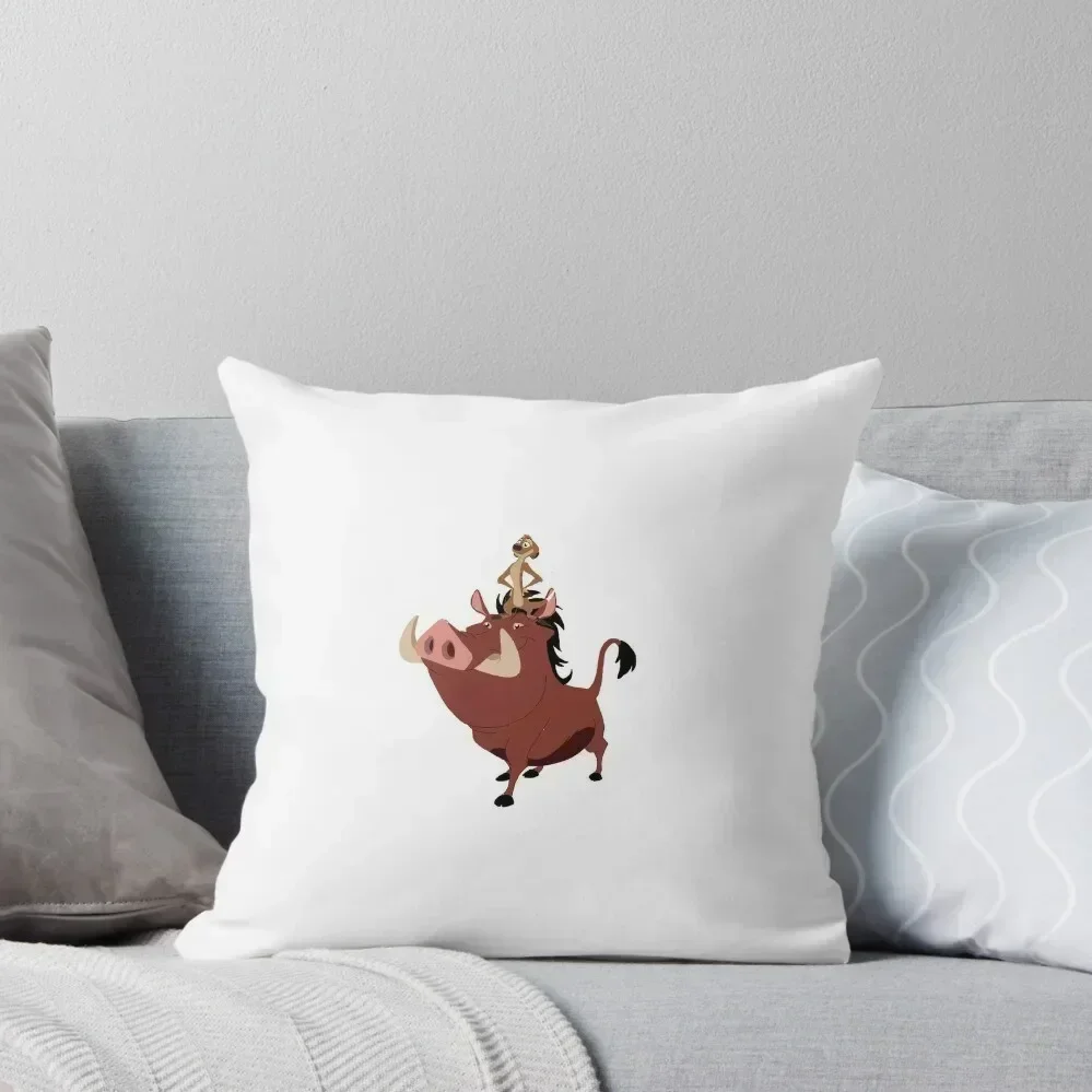 pumbaa and timon Throw Pillow pillowcases for sofa cushions Cushion Cover For Sofa pillow