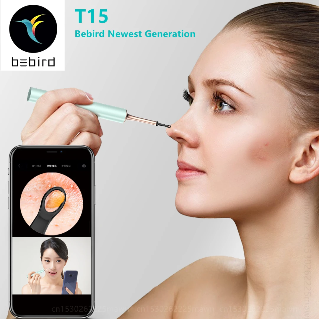 

Bebird T15 X3 Smart Visual Ear Sticks Endoscope 300W Earpick Mini Camera Ear Wax Removal Tool Otoscope Health Care Ear Cleaner