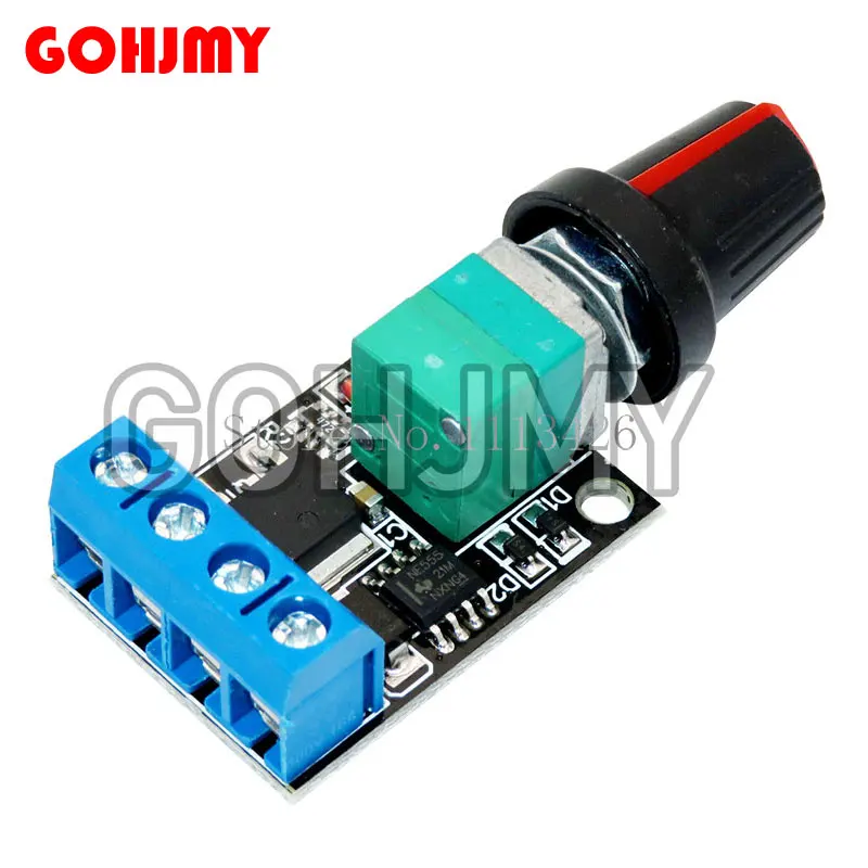 5V 12V 10A Voltage Regulator PWM DC Motor Speed Controller Governor Stepless Speed Regulator LED Dimmer Power Controller Motor
