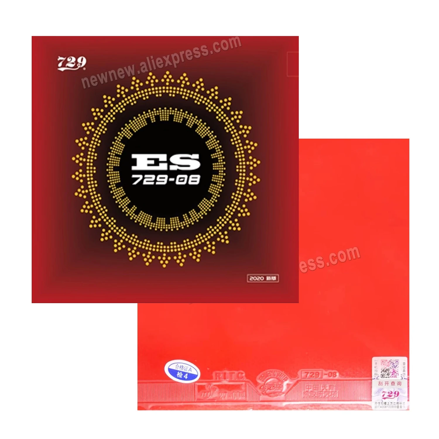 

Оригинальная накладка для настольного тенниса и пинг-понга RITC 729 Friendship 729-08 ES с губкой