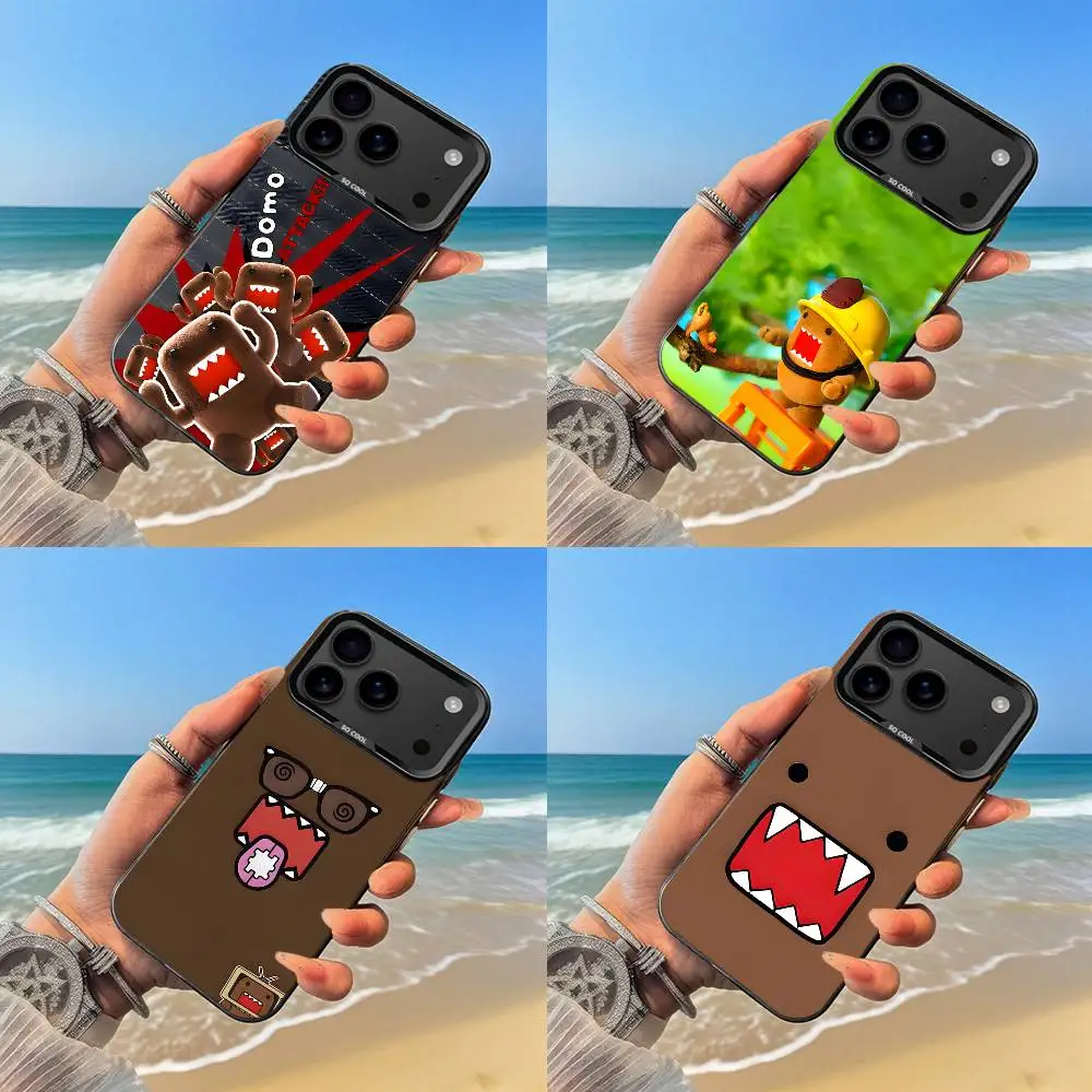 

Cute Domo-kun Phone Case Black case for iPhone17,16,15,14,13,12,Pro,Max,Plus,E,SE4,Air,Mini