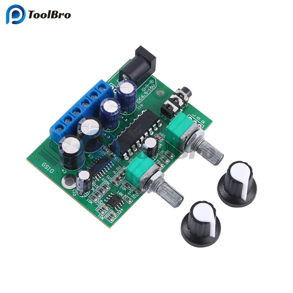 Imagem -05 - Placa Amplificadora de Potência Hifi Classe d 2.1 Canais 25w Mais 6w Mais 6w dc 6.515v Amplificador de Som Controle de Volume para Altifalante Subwoofer Home Theater