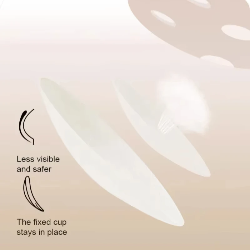 Dámská podprsenka s velkými prsy, neviditelný korzet s širokými rameny, tenké spodní prádlo s plnými košíčky, bezešvá podprsenka s vložkami - náhled 5