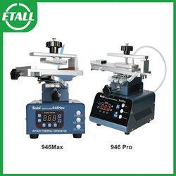Kaisi 946 Max 946Pro Vacuum Separator Machine Double Pump LCD Touch Screen OCA Lamination Separate Remove Edge Flat Screen